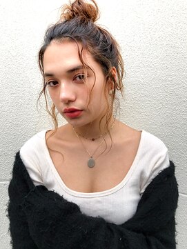 ヘアサロンエムフィス 池袋東口(HAIR SALON M Fe's) ハイライト×ざっくりアレンジ