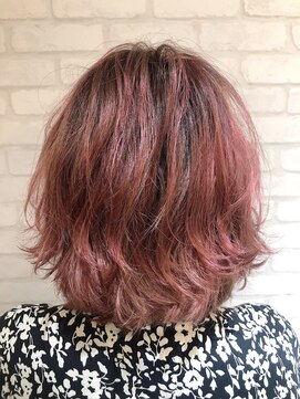ヘアーアンドメイククリアー(Hair&Make CLEAR) ピンクグラデーション