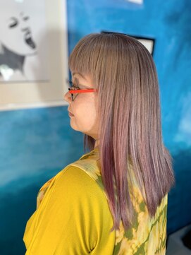 アスイン(asuin) パープルグレージュカラー