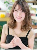 カバーヘアアンドスパ ブリス 浦和(COVER HAIR&SPA bliss) ★外国人風ベージュ系カラー★ミディアムウルフ10代20代30代★7