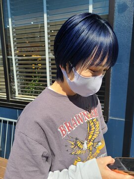 ヴィッカ ヘアーアンドメイク(vikka. hair and make) 深海color