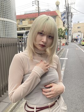 ロク 高田馬場(lok) ホワイトカラー×ストレート【高田馬場　lok】あらい