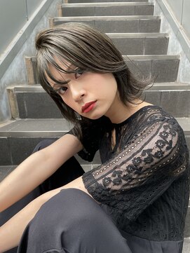 ヌード(NUDE) 「NUDE」#冬カラー20代30代40代ミニボブ前下りボブフレンチボブ