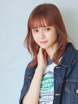 リトル カスカベ(little kasukabe) ぷつっとバングのミディーレイヤー