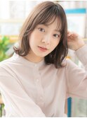 シースルーバングくせ毛風大人フェミニンTa2川口20代30代40代