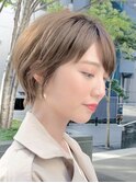 似合わせカット 横顔美人 くせ毛ショート 大場猛