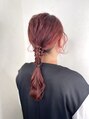 ニコリヘアワークス(nicori hair works)&nbsp;暖色系カラーも大歓迎です^ ^アレンジも好きです！