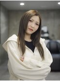 グレージュ  ロング 大野城 美容室