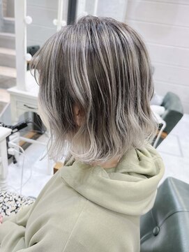 デイズ(days) バレイヤージュハイトーンカラー ロング DAYS原宿