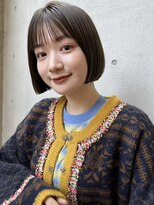 ハンク 表参道(Hank.)&nbsp;切りっぱなしボブ/エアリーロング/美髪/ピンクブラウン[表参道]