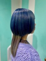 マティーナ ヘアー 池袋(Matina hair)&nbsp;【クラゲヘア×ブルー×グレー】20代30代40代50代