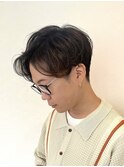 MEN’S HAIR/ウルフ/アッシュブラック/ベリーショート[西船橋]