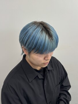 ゲーム 原宿店(GAME) 韓国風レイヤーカットウルフカット前髪カットグレージュカラー