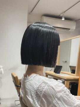 クラップス 上大岡(CLAPS) ミニボブ/コンパクトボブ/ストレートボブ/切りっぱなし/黒髪