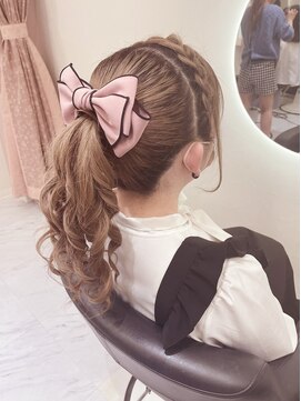 クランリリー 東梅田店(clan lily) あみかちゅポニテ/梅田ヘアセット