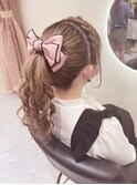 あみかちゅポニテ/梅田ヘアセット