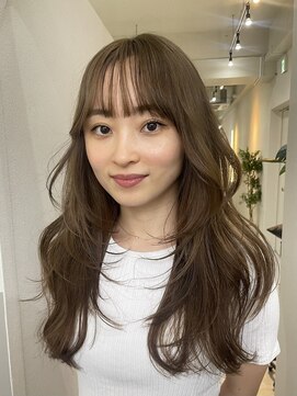 ジーナ 渋谷神南(Zina) 【Kaede】大人気顔まわりで作るレイヤースタイル