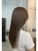 【ブリーチ無し】ロングレイヤー/シースルーバング