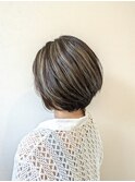 抜け感立体ハイライトカラー