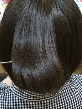 ル リアン(Le lien)の写真/髪と頭皮を大切にした優しいカラー◎ワンランク上のグレイカラーで艶＆透明感あふれる仕上がりに♪