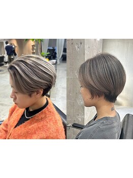 差がつくショートもミリ単位でデザイン*ラインで魅せる韓国風/ぱつっとショートボブもお任せ[船橋］