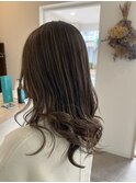 グレージュハイライト
