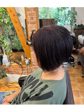 ディープグリーン(Deep Green) 前下がりグラボブ