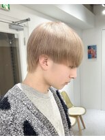 メンズペレ 渋谷(MEN'S PELE)&nbsp;ニュアンスパーマ/韓国マッシュ/スパイキーショート/渋谷