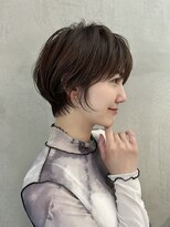 ロンドエニカ 大宮(Lond enika)&nbsp;ミニウルフレイヤーカット顔周りカット前髪カットショート/大宮