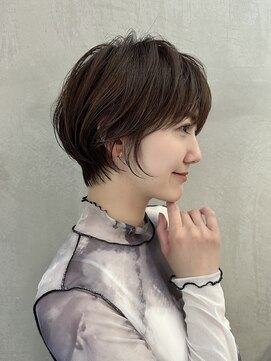 ロンドエニカ 大宮(Lond enika) ミニウルフレイヤーカット顔周りカット前髪カットショート/大宮