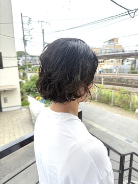 リブート(Re:Boot) 色気たっぷり大人ロン毛/メンズボブウェーブパーマ