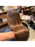【人気No1!】髪質改善縮毛矯正でうるつやストレート