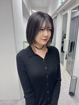 レイヤーボブ インナーカラー