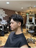 ニュアンスパーマ×ツーブロ