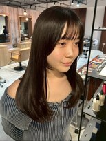 クラン バイ ナチュラル(clan by Natural)&nbsp;髪質改善ストレート/地毛風カラー/ダークブラウン/極上艶髪/小顔
