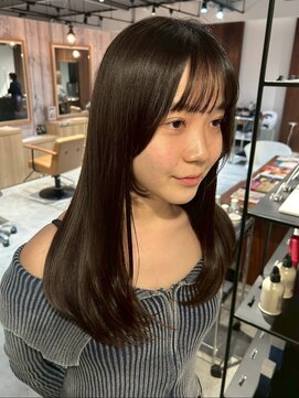 クラン バイ ナチュラル(clan by Natural) 髪質改善ストレート/地毛風カラー/ダークブラウン/極上艶髪/小顔