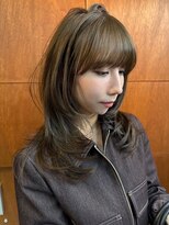 ナループロアポンテ(Nalu pu loa PONTE)&nbsp;バタフライレイヤー/ミディアムレイヤー/オリーブブラウン