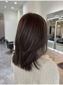 20代30代40代髪質改善カラーアッシュブラウン韓国ヘア