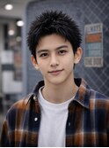 【Lilly新宿】#20代30代40代50代#アップバング#校則OK＃メンズ