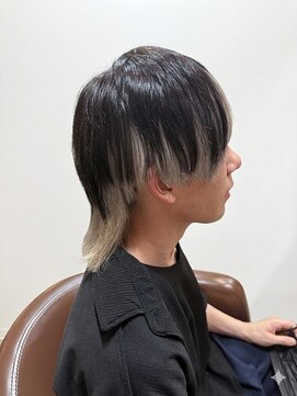 カラーリゾートAi 葛西店 ブラック×ホワイトウルフ