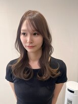 オーレン 横浜(oren) 顔周りカット/透明感カラー/mocha brown