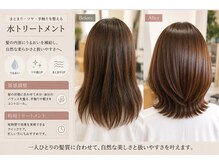 カットハウス はさみの部屋の雰囲気（髪にツヤを与え、みずみずしい質感へと導く新・水トリートメント）