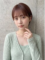 ヴィサージュ ギンザ VISAGE GINZA&nbsp;艶感マロンブラウン×大人丸みショートボブ
