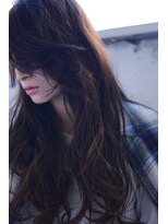 ミラバイグリーン(Mira by green)&nbsp;"Dark ash brown"×"nuance wave"☆glamorous ロング＃3