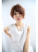【Lilou】大人かわいい ショート ひし形シルエット