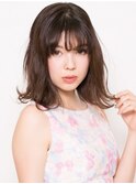 シースルーバング×ハネ感ミディ★QUATRO60★