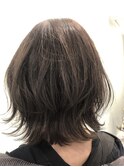 シアグレージュ☆外ハネ☆小顔☆ネオウルフ☆20代☆30代