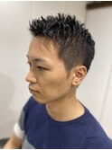 30代40代髪型東京barber日本橋メンズショートビジネスマンヘア