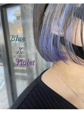 ネリネ(Nerine) インナーカラー ブルー