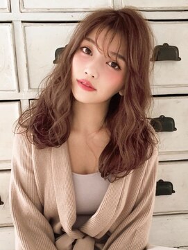 ロンド ラマ 岐阜(Lond bla-ma) 大人可愛いシースルーバング